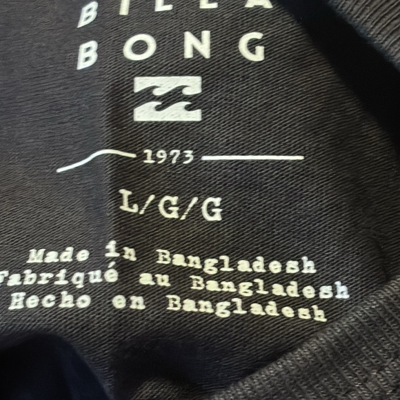 Billabong Kids Black and Purple Long Sleeve graphic  Tee - Picture 8 of 10